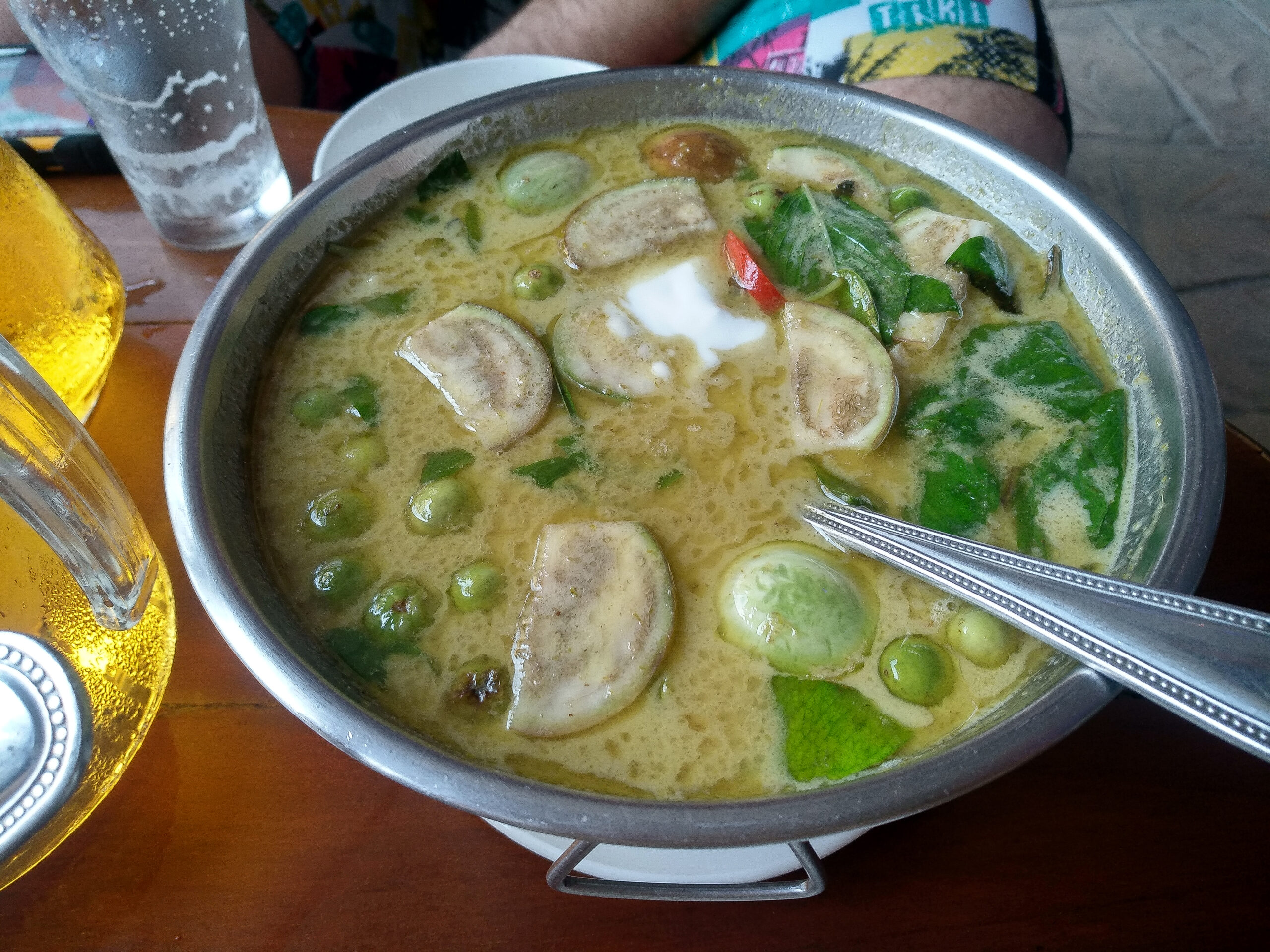Зелёный карри.