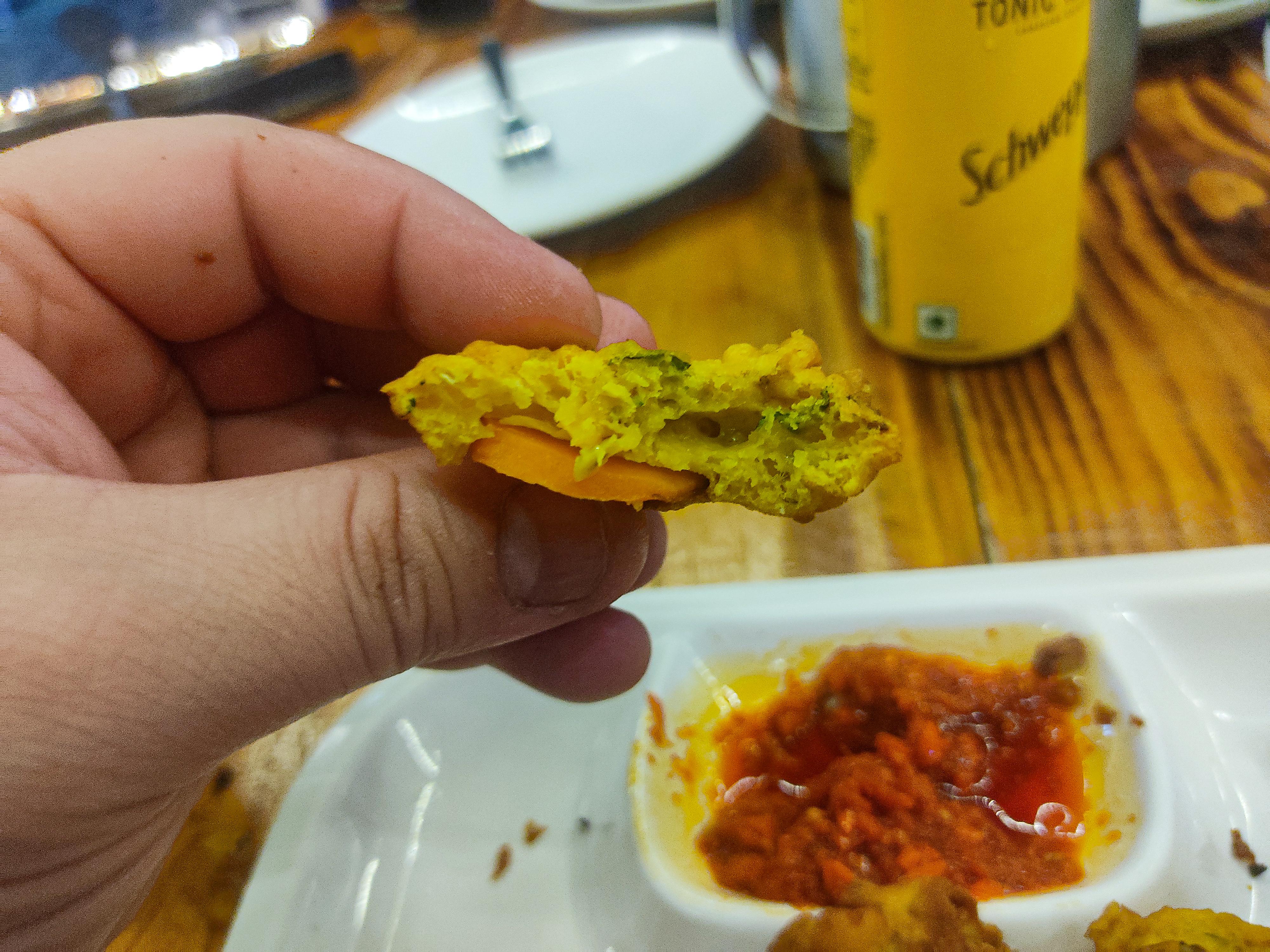 Овощная пакора целыми кусками овощей.